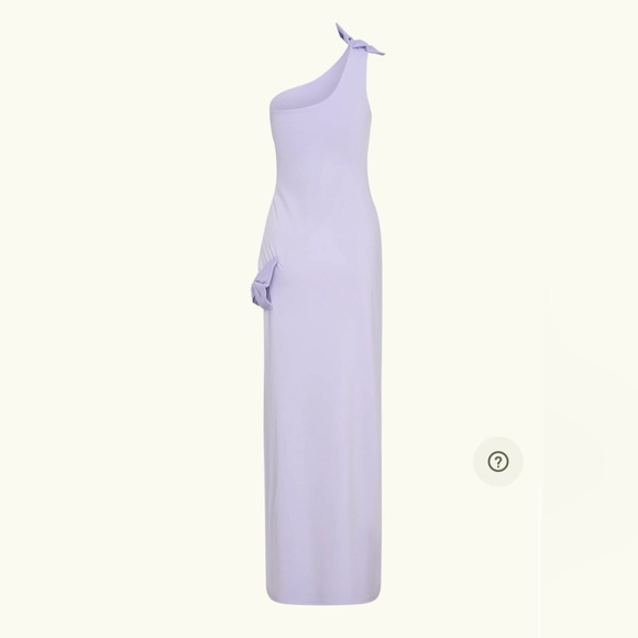 Meshki Lilac Asymmetrical One Shoulder Gown - Picture 7 of 7